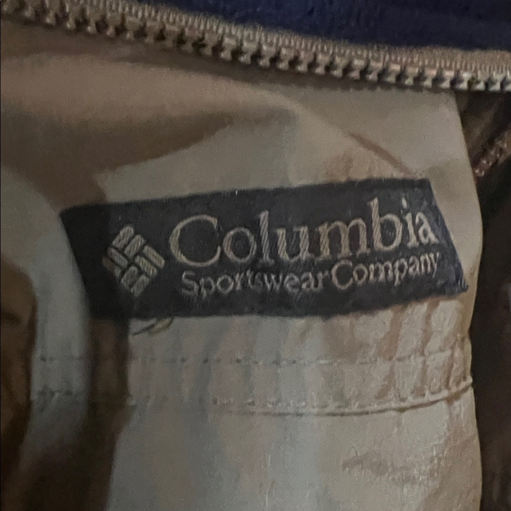 Columbia Khaki and Navy Jacket - Picture 2 of 8